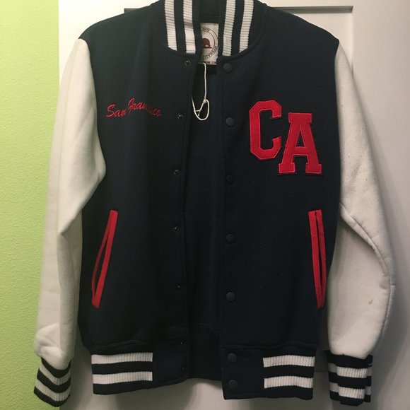 San Francisco California Varsity Bomber Jacket - Picture 3 of 3